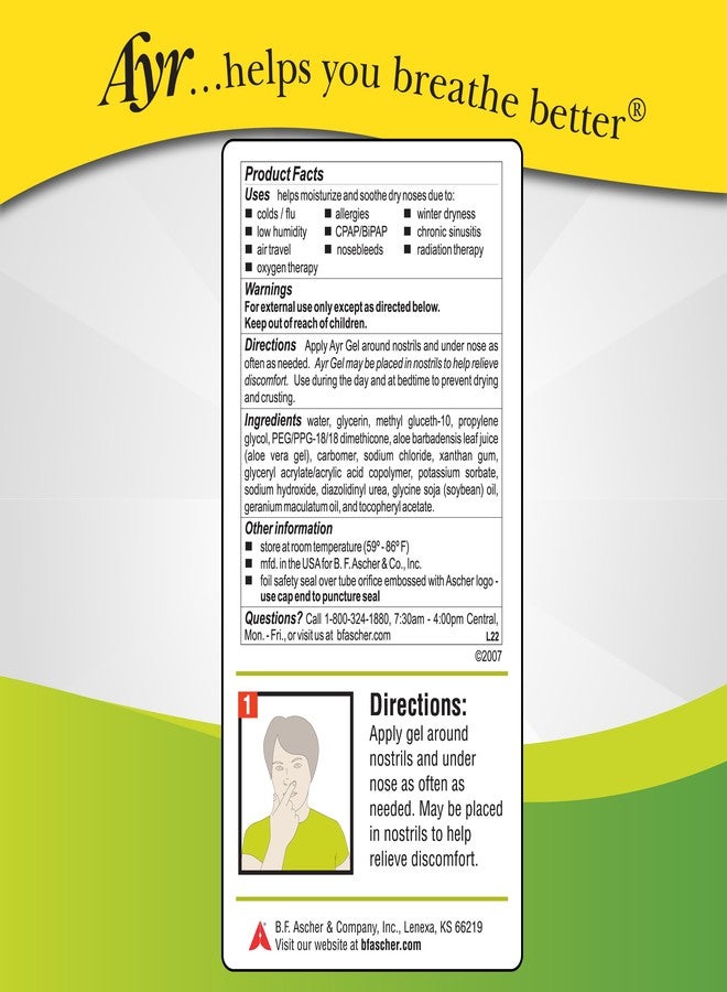 آير جل أنفي ملحي من آير 0.5 أونصة (عبوة من 6) - Image 3